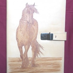 porte-document cheval