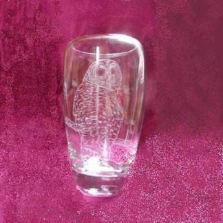 vase allongé chouette