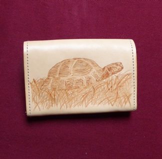 porte-monnaie 3 poches tortue