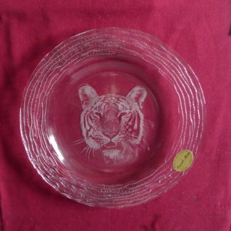 assiette mégara tigre