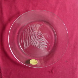 assiette cosmos tête zèbre