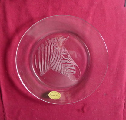 assiette cosmos tête zèbre