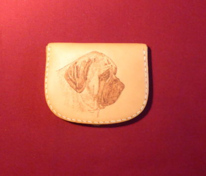 porte-monnaie tête chien mastiff