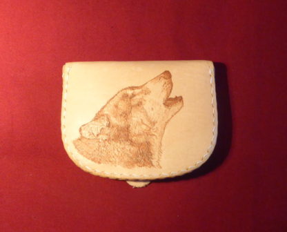 porte-monnaie tête loup