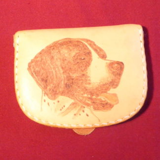 porte-monnaie tête pointer