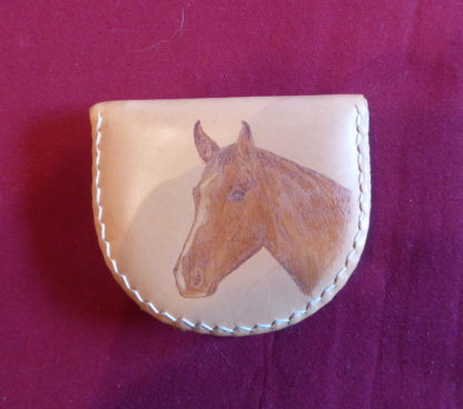 porte-monnaie tête cheval