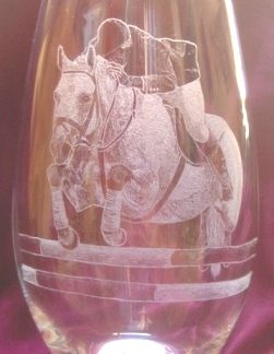 vase cheval saut