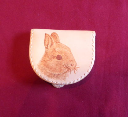 porte-monnaie tête lapin