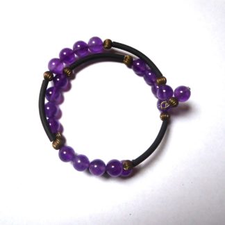 bracelet en améthyste