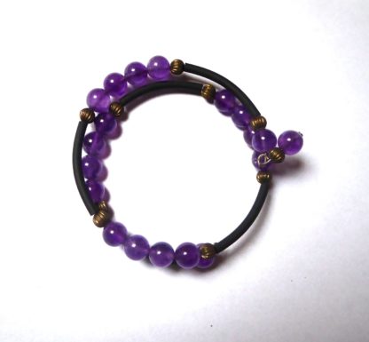 bracelet en améthyste