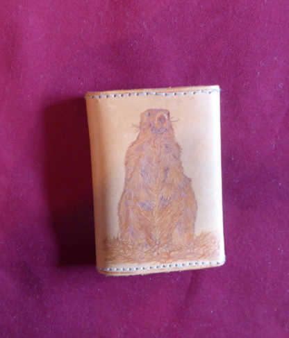 porte-monnaie 2 poches marmotte
