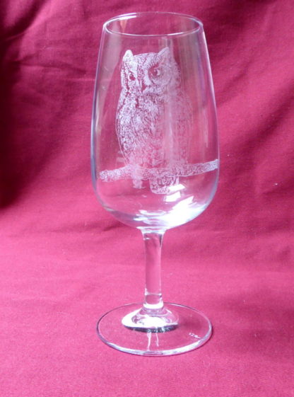 verre à vin hibou