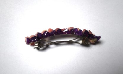 barrette rhodochrosite et améthyste – Image 2