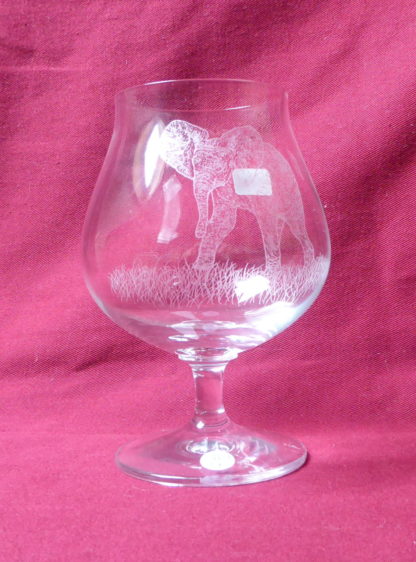 coffret verre à cognac ou brandy en cristal