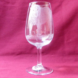 verre à vin viticole 21,5 cl lion