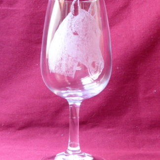verre à vin viticole 21,5 cl tête cheval