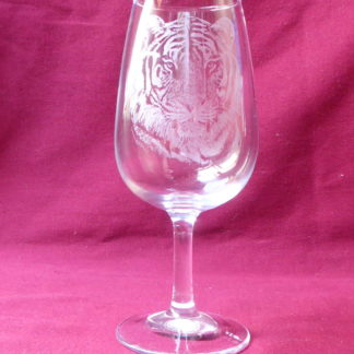 verre à vin viticole 21,5 cl tête tigre