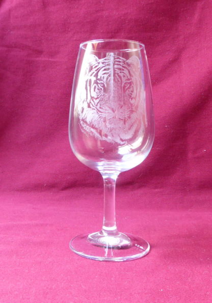 verre à vin viticole 21,5 cl tête tigre
