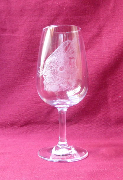 verre à vin viticole 21,5 cl tête écureuil