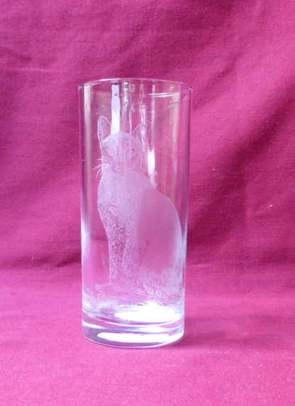 verre à eau-vase-photophore chat – Image 2