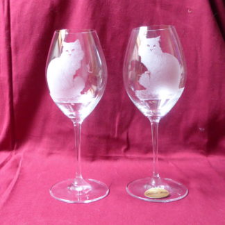 coffret verre à vin tempranillo chats