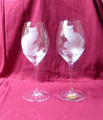coffret verre à vin tempranillo chats