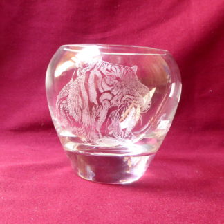 vase rond Present Shop tête de tigre