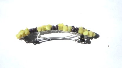 barrette jade et grenat – Image 2