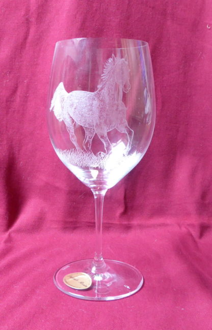 coffret verre à vin brunello chevaux – Image 2