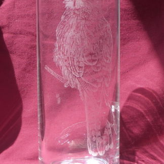vase cylindrique oiseau