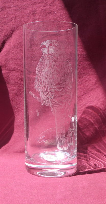 vase cylindrique oiseau