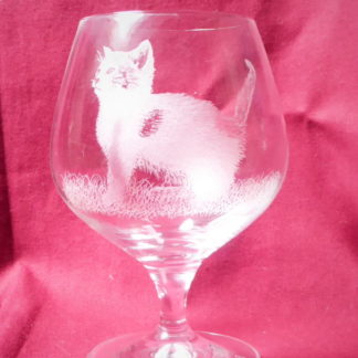 verre à cognac chaton