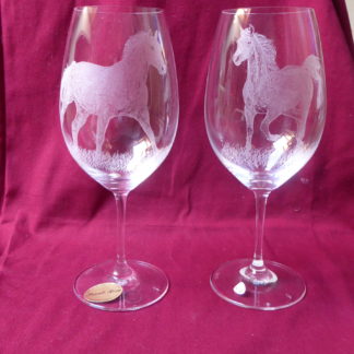 coffret verre syrah riedel chevaux