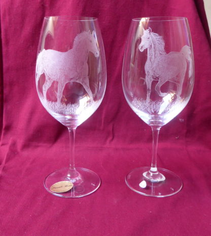 coffret verre syrah riedel chevaux
