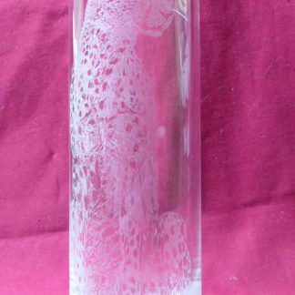 vase cylindrique guépard
