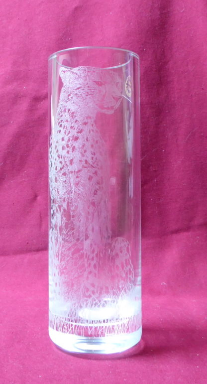 vase cylindrique guépard