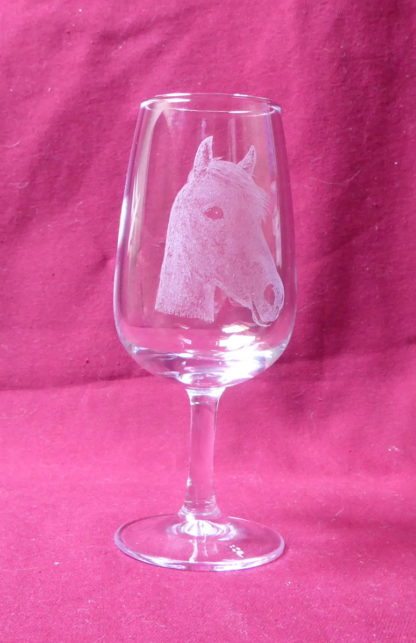 verre viticole 12 cl tête cheval