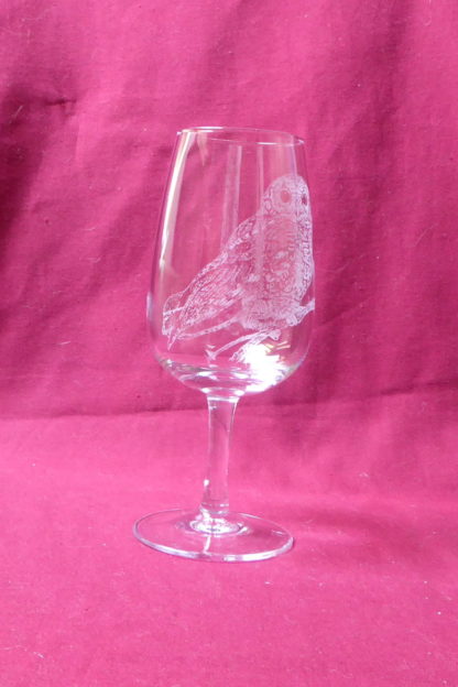 verre à vin viticole chouette